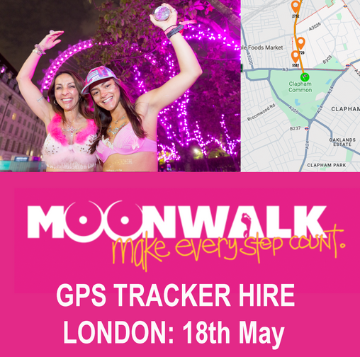 MoonWalk London. 18th May 2024. GPS hire.